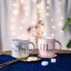 Mr mrs marble tea cups